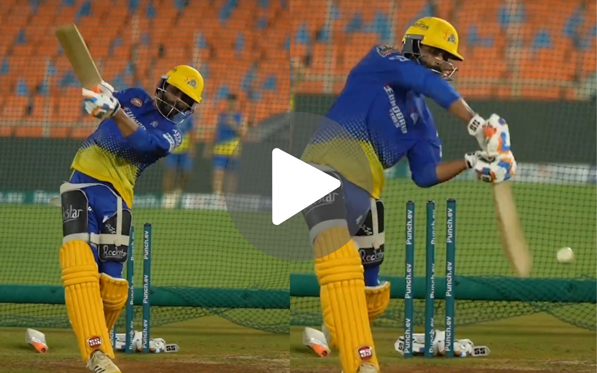 [Watch] Ravindra Jadeja Sizzles In Nets With Big Hits Ahead Of CSK vs GT Clash